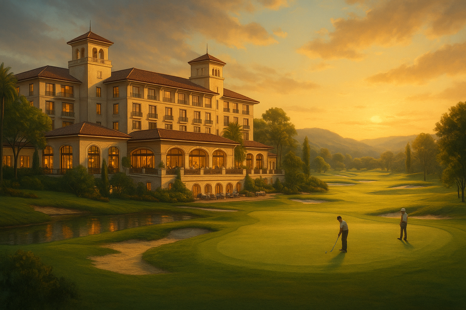 ゴルフ 場 ホテル 併設 高級