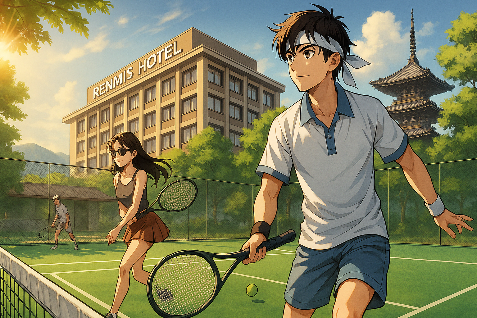 テニス コート 付き ホテル 関西