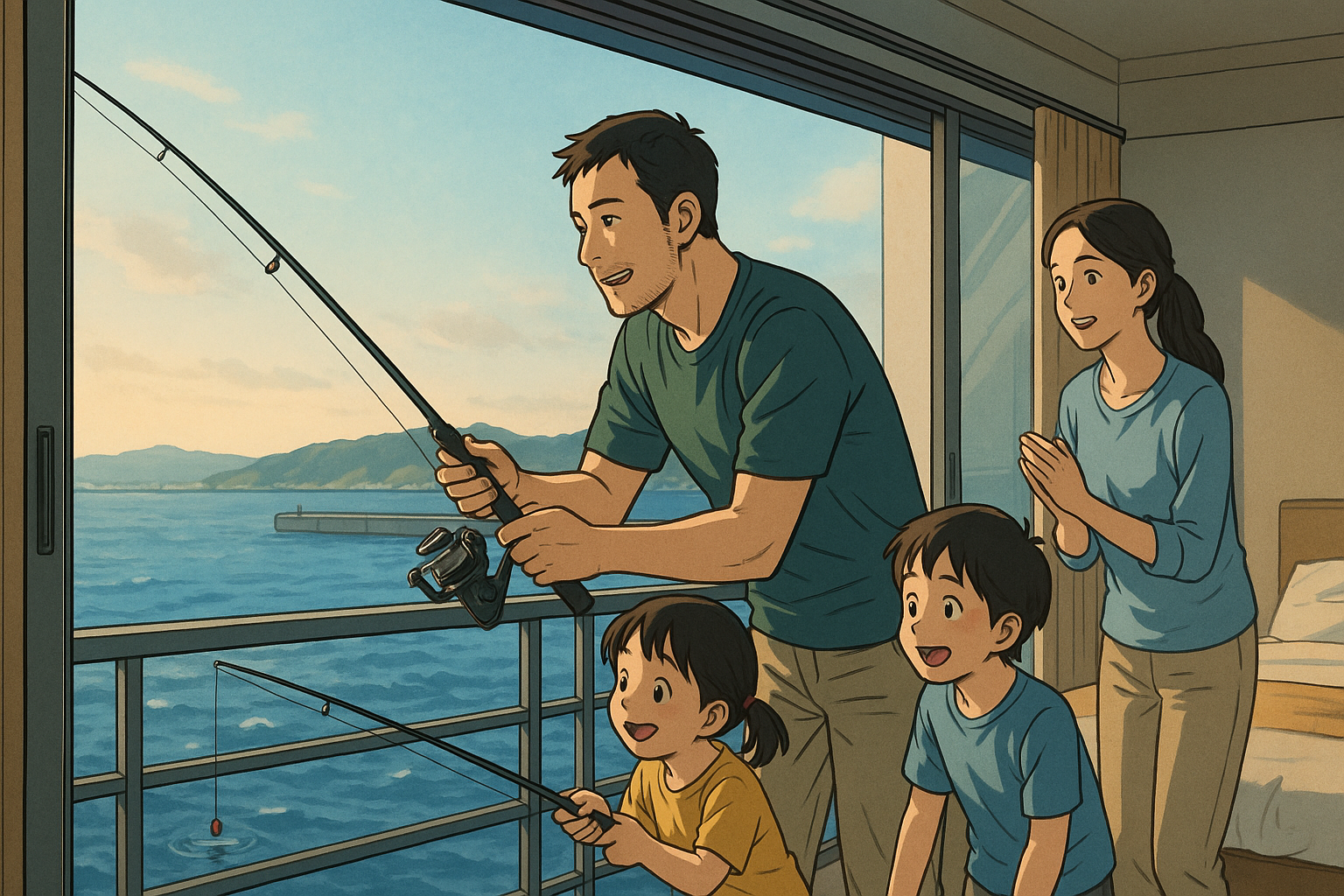 淡路島 部屋 から 釣り