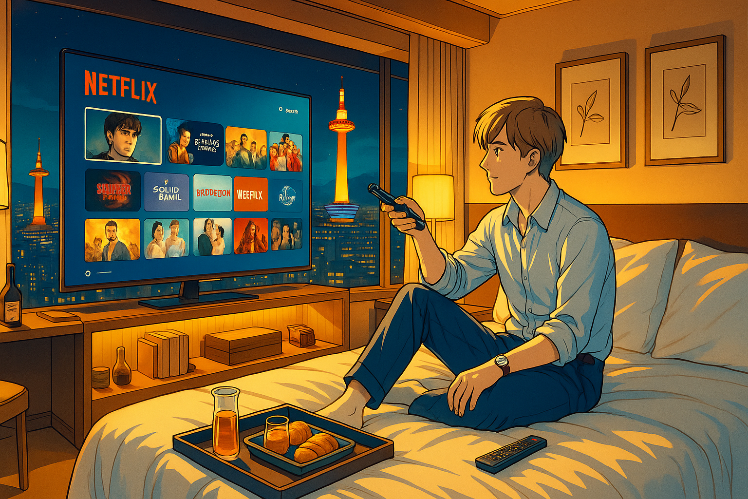 Netflix 見れるホテル京都