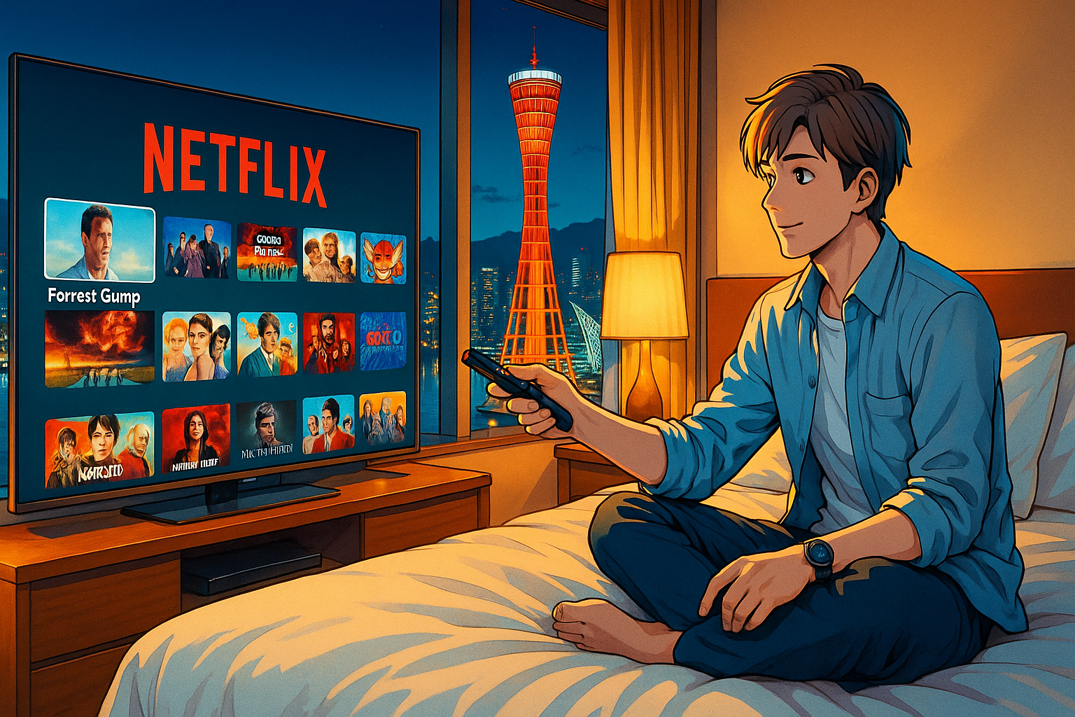 netflix 見れるホテル 神戸