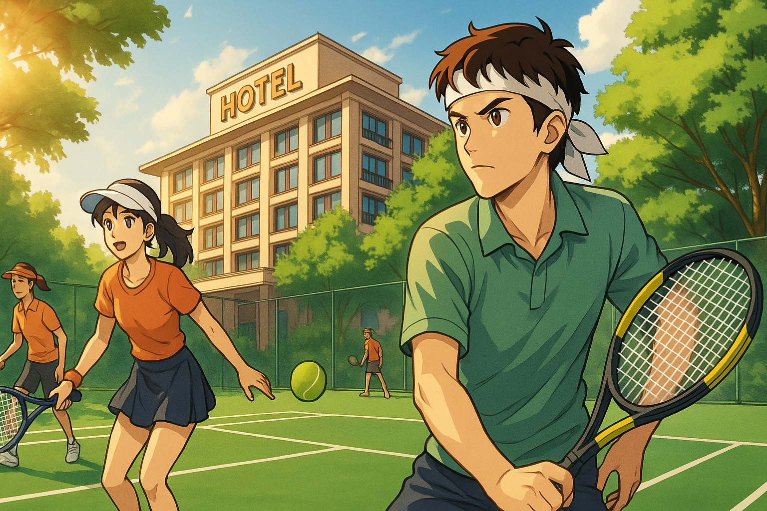 テニス コート 付き ホテル 関東