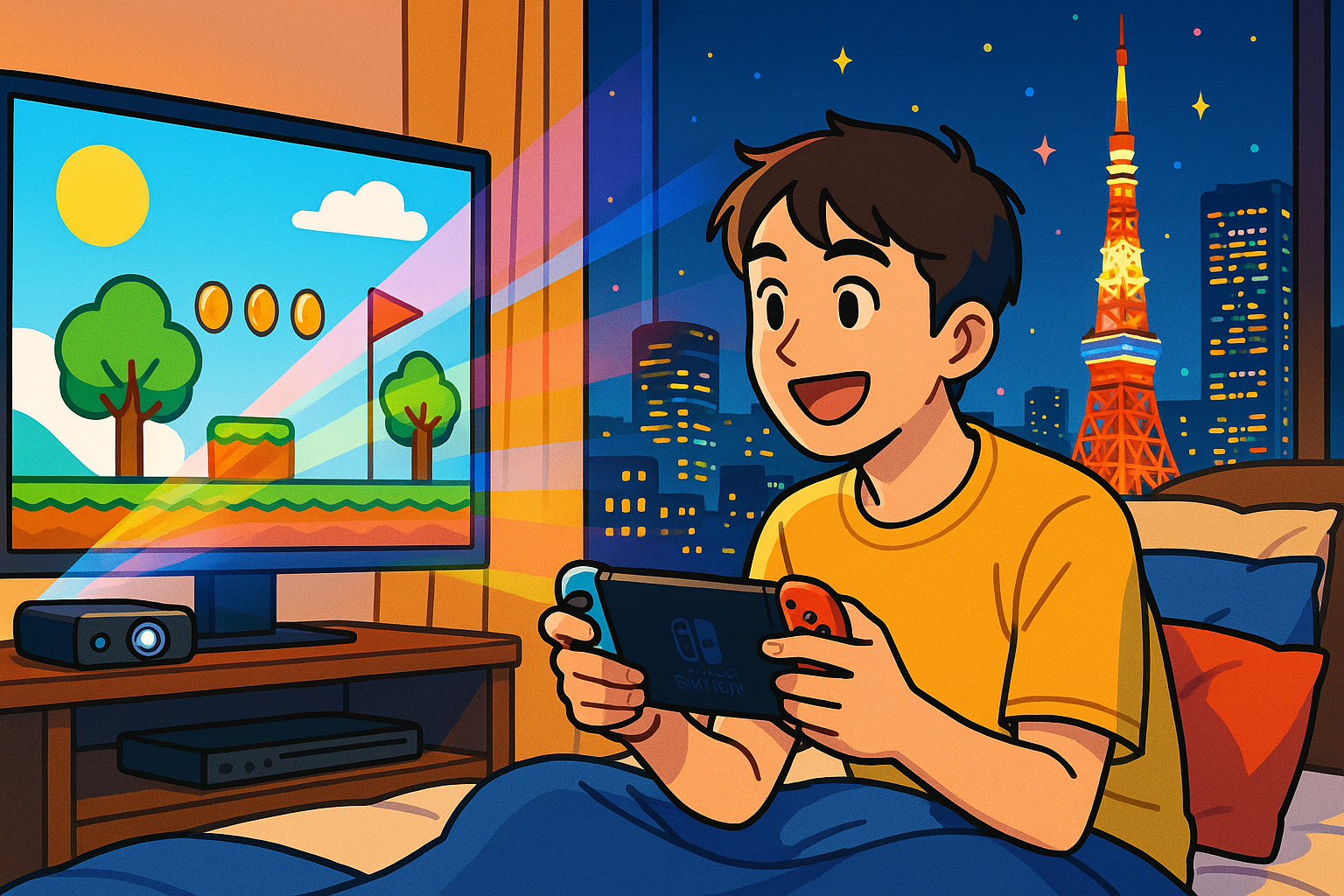 テレビゲームができるホテル 東京