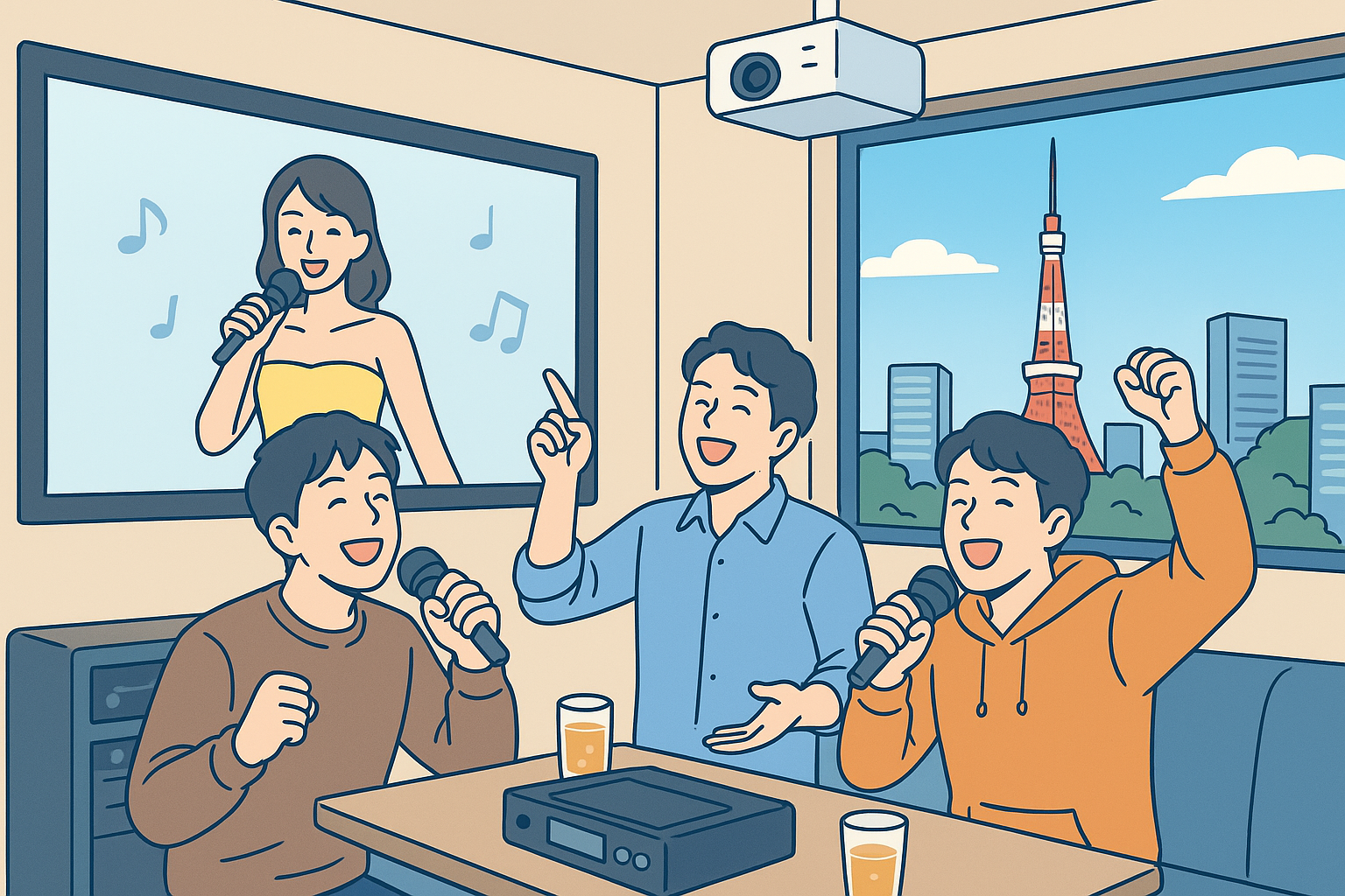 プロジェクタールーム 東京 カラオケ