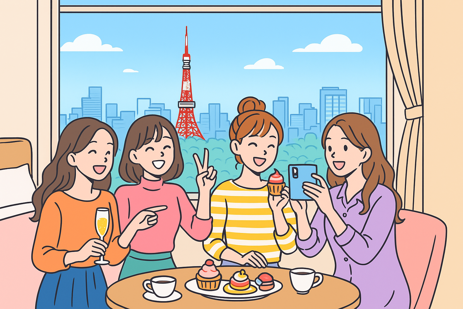 都内 面白い ホテル 女子会