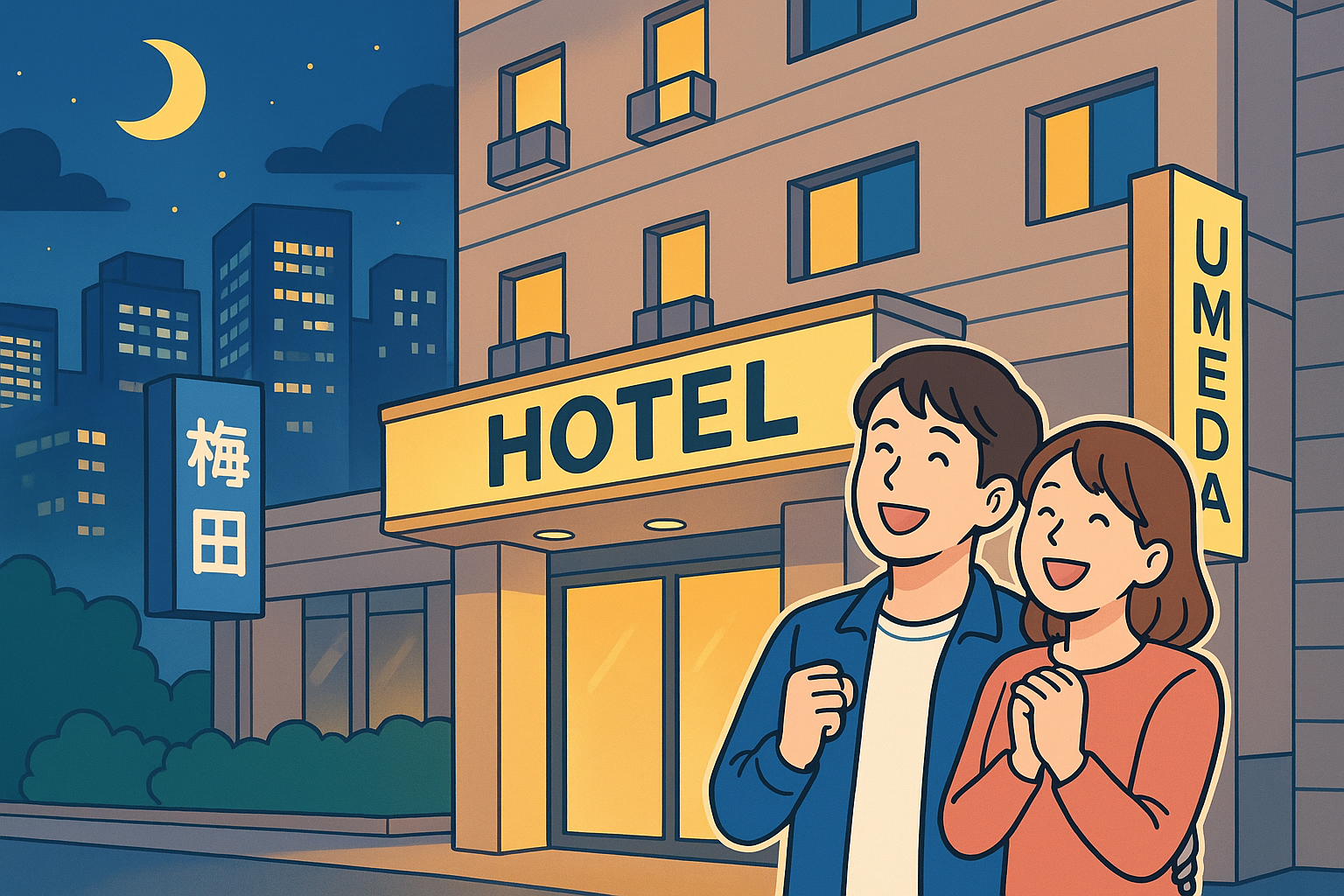 今日泊まれるホテル 梅田