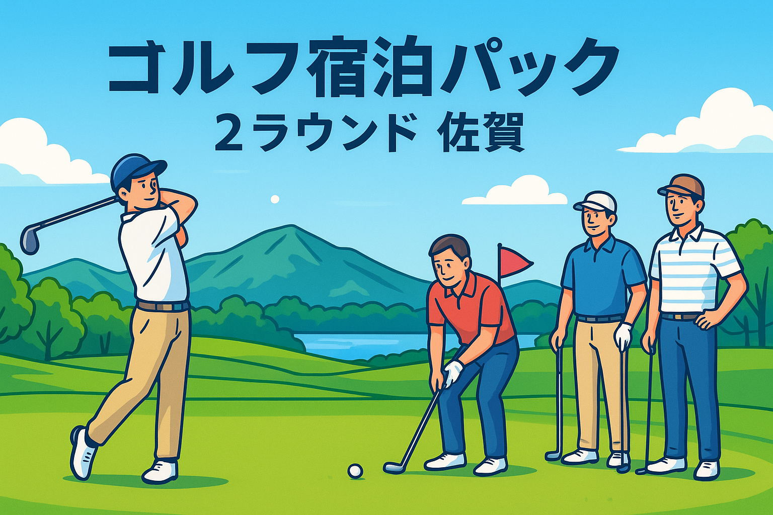 ゴルフ宿泊パック 2ラウンド 佐賀