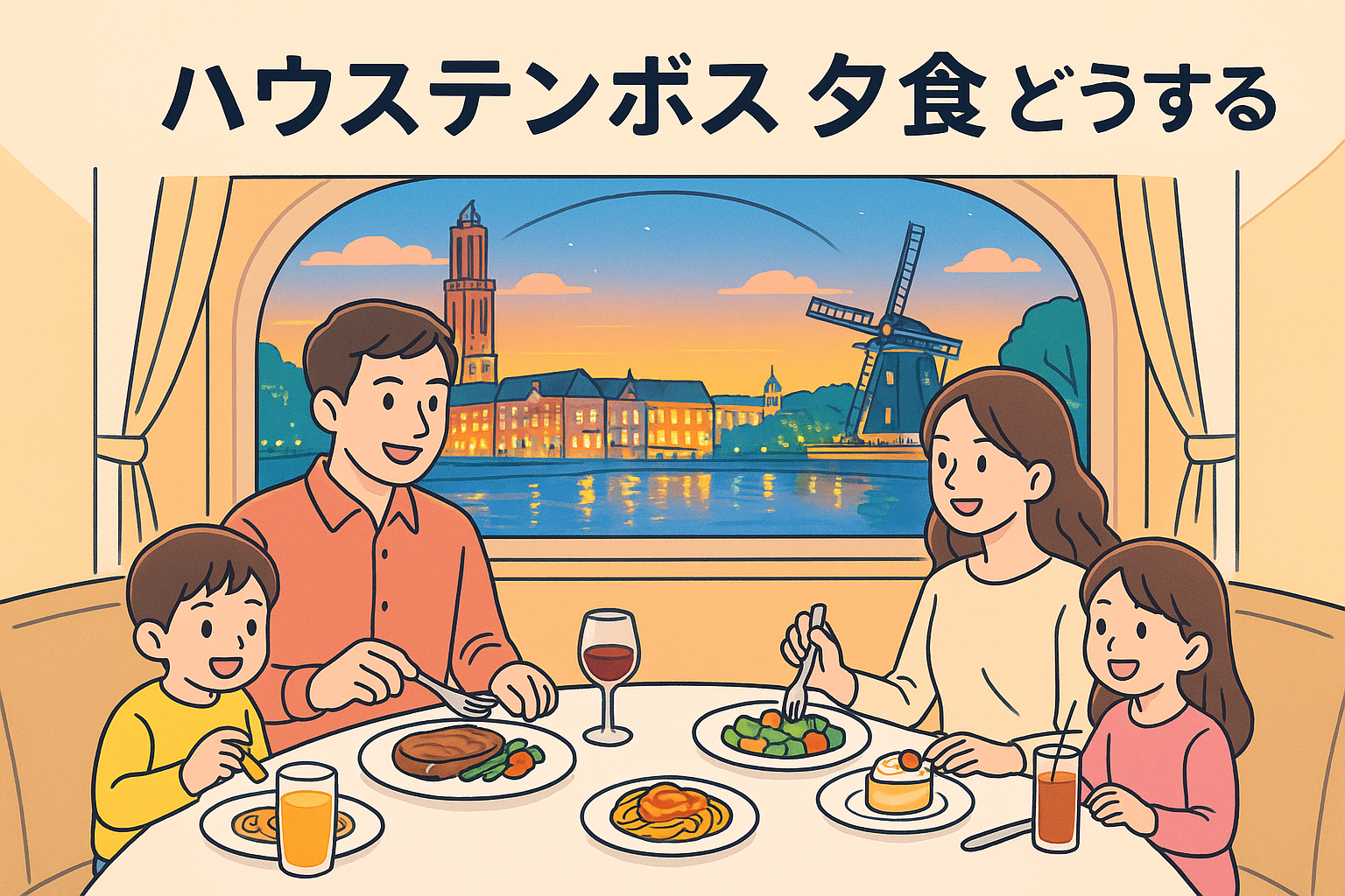 ハウステンボス 夕食 どうする