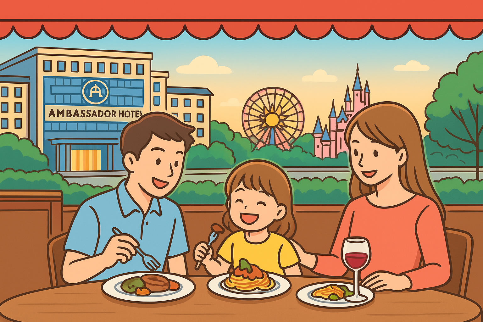 アンバサダー ホテル 夕食 どうする