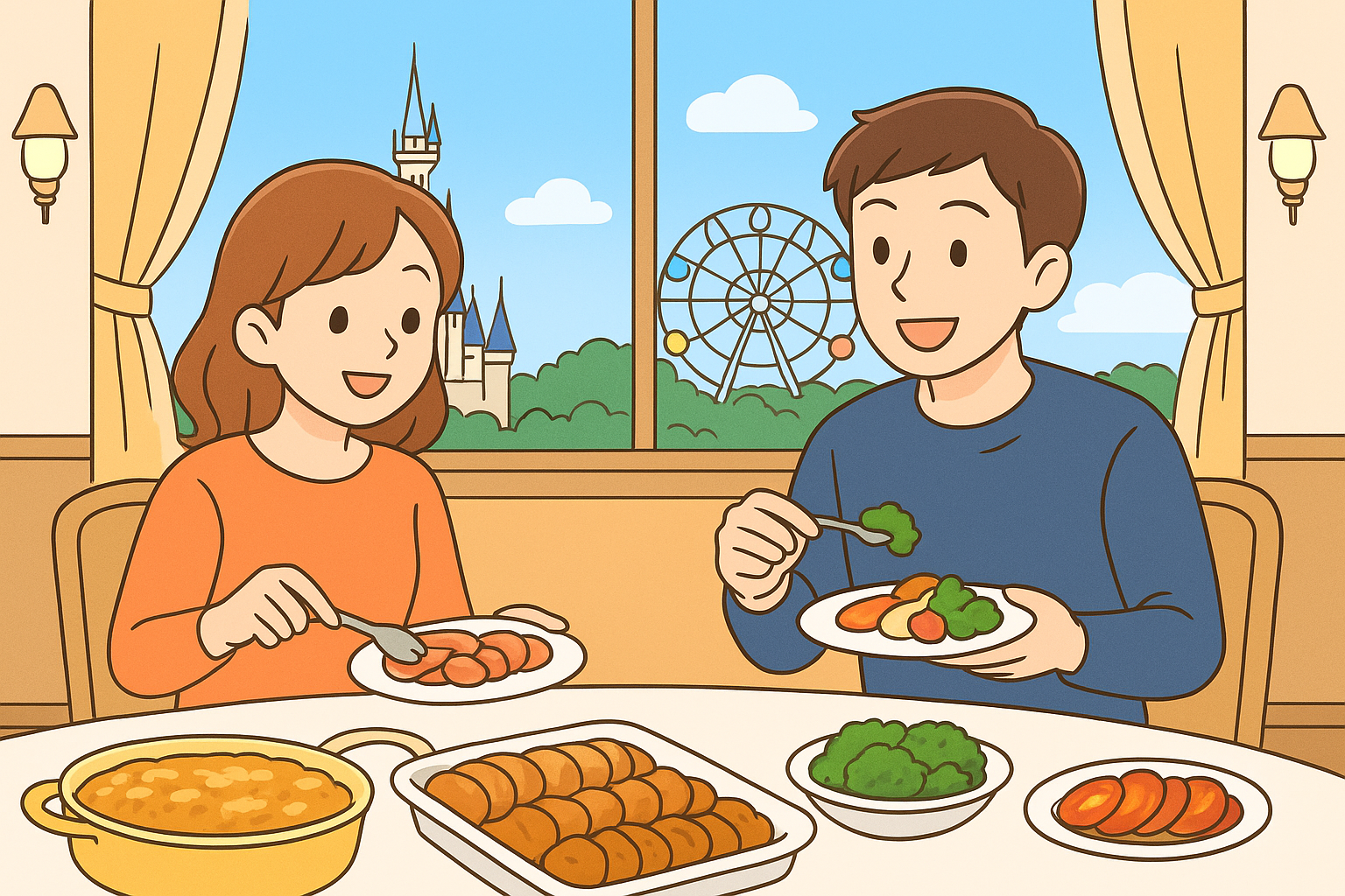 ディズニーランド ホテル 夕食 どうする