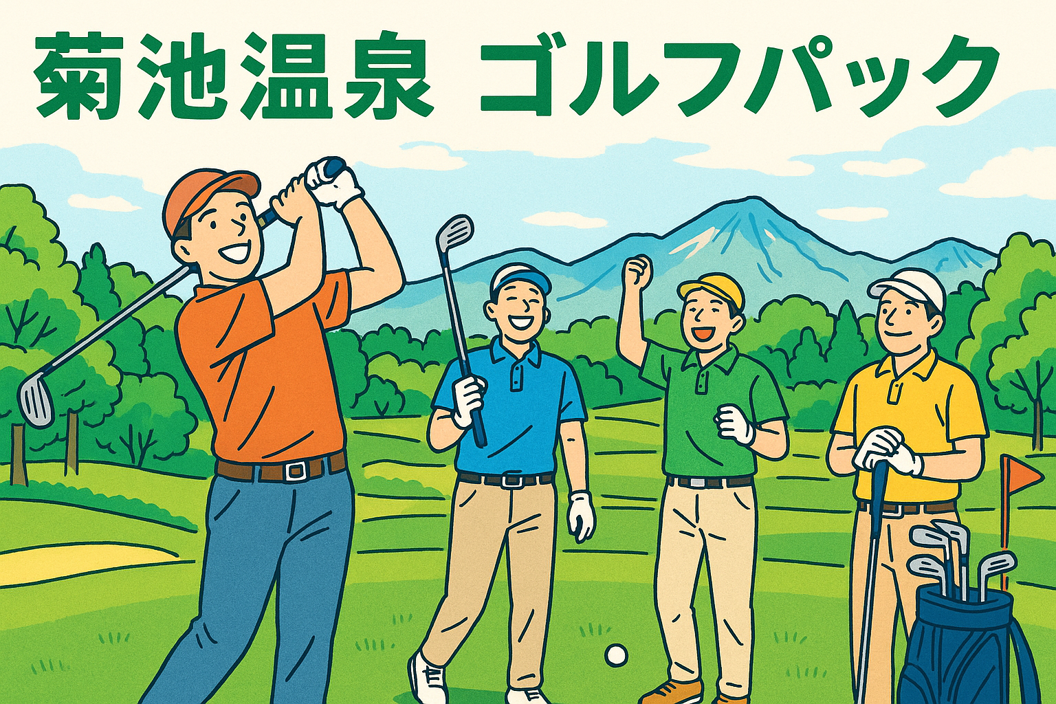 菊池温泉 ゴルフパック