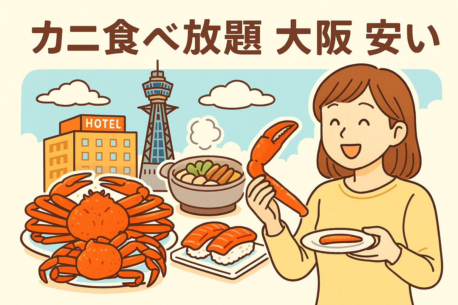 カニ食べ放題 大阪 安い