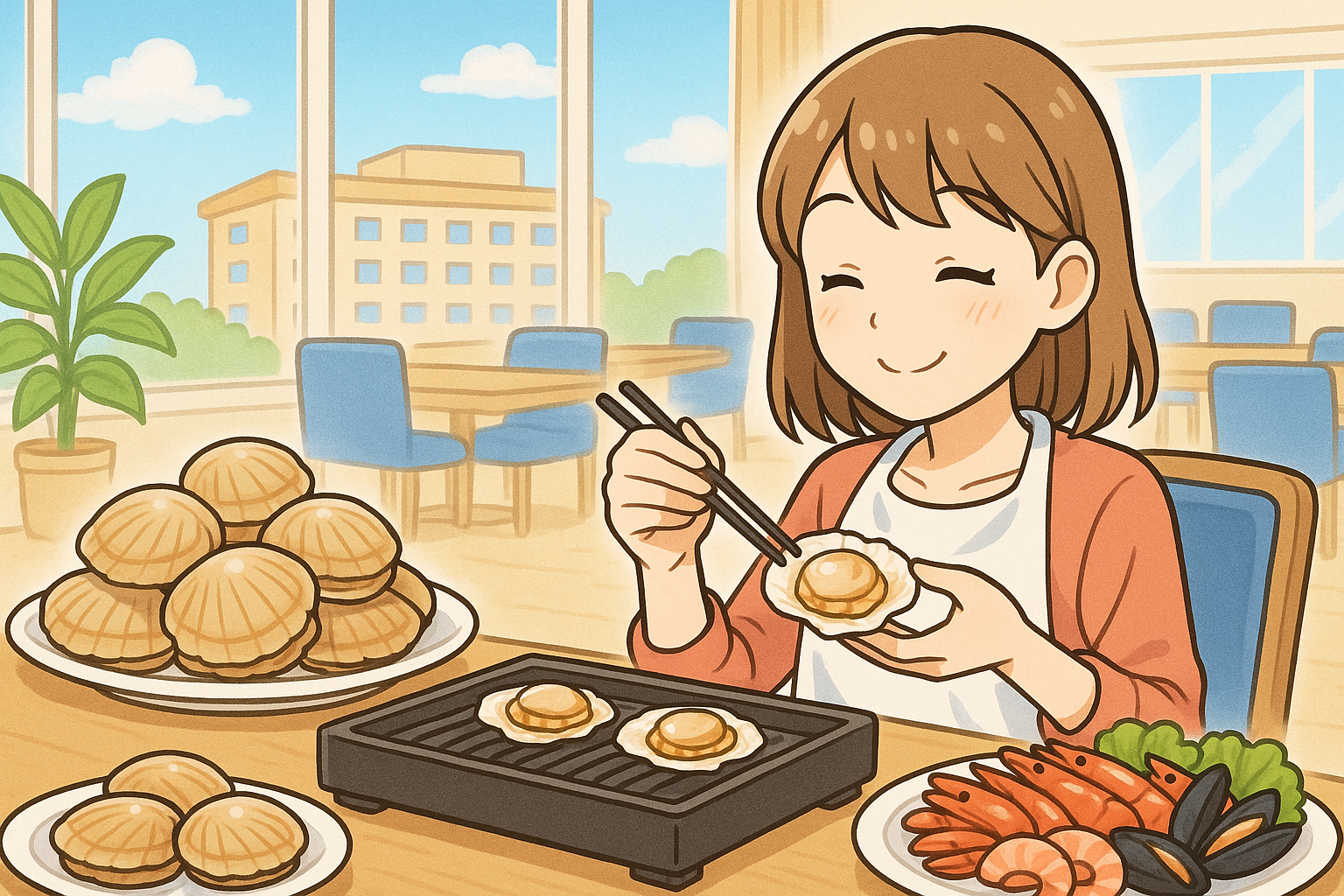 ホタテ食べ放題 ホテル