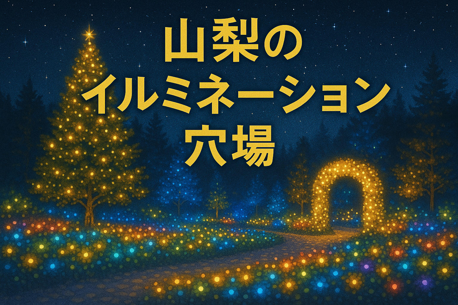 山梨 イルミネーション 穴場