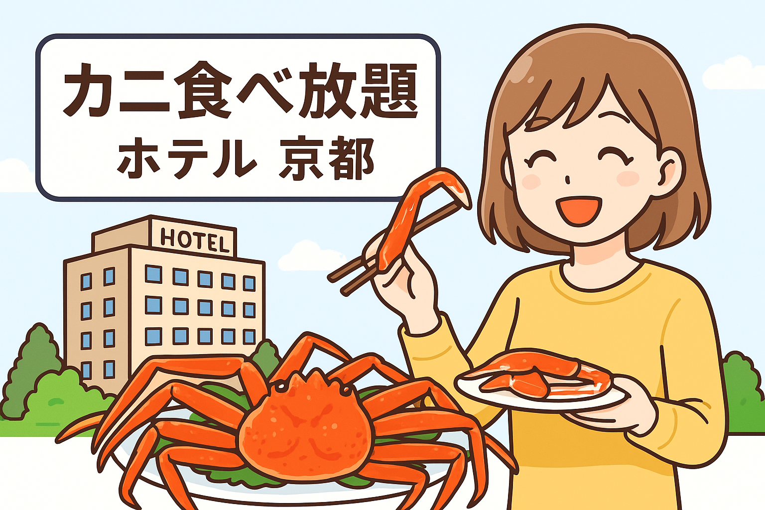 カニ食べ放題 ホテル 京都