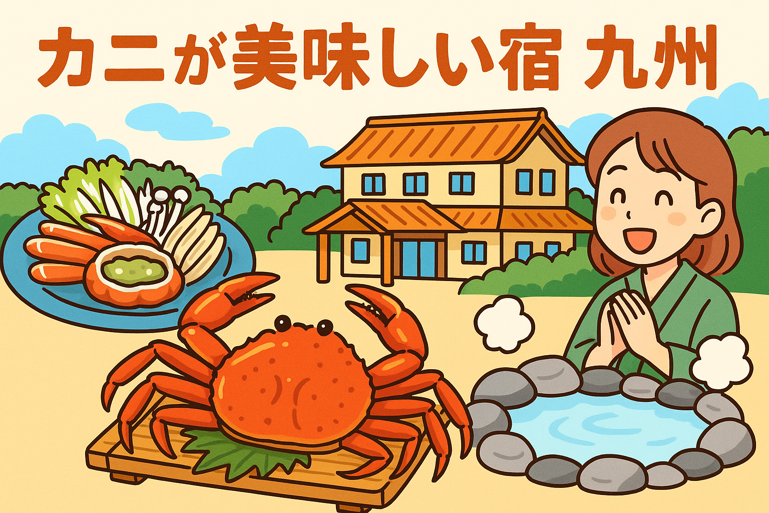 カニ が 美味しい 宿 九州