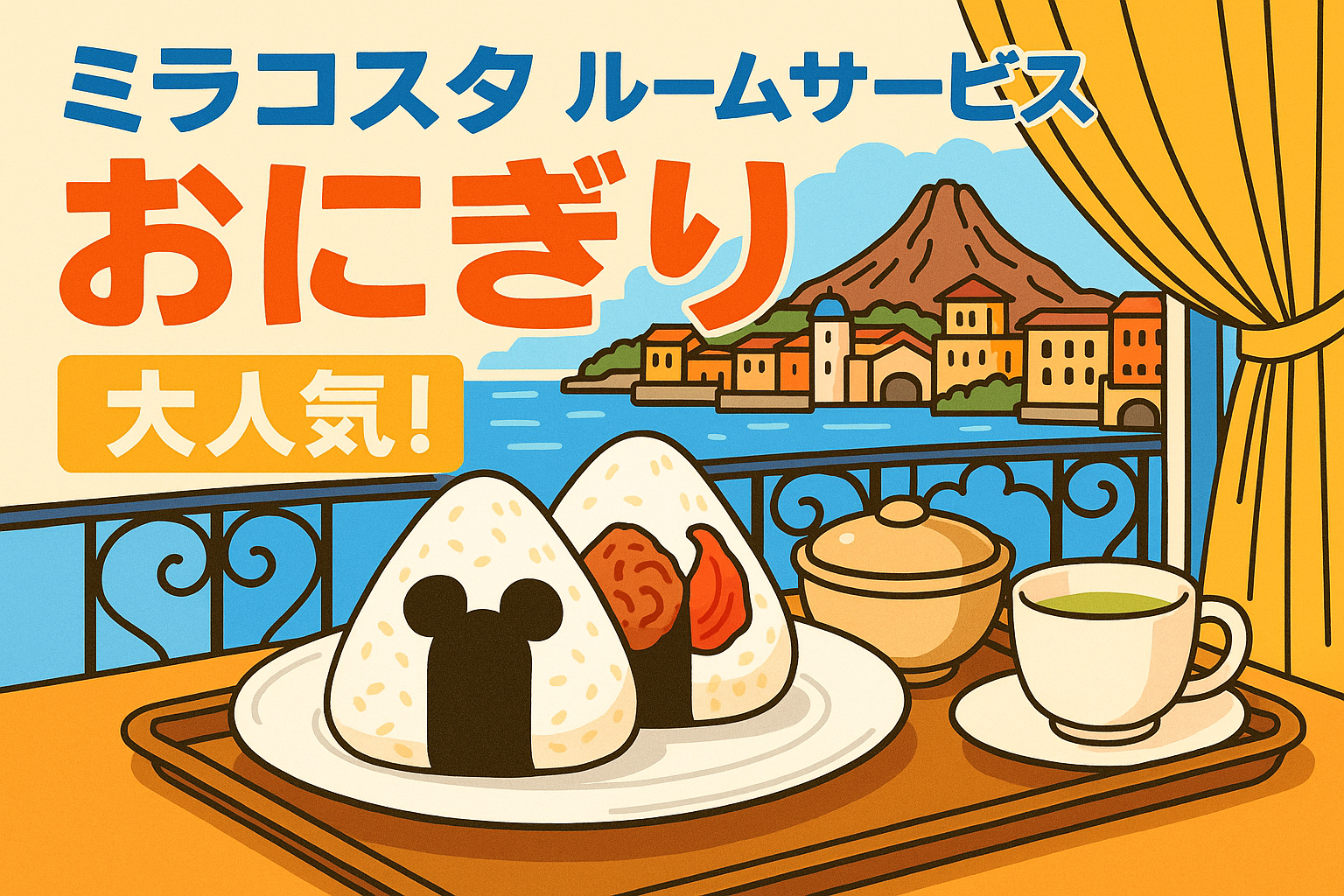 ミラコスタ ルーム サービス おにぎり