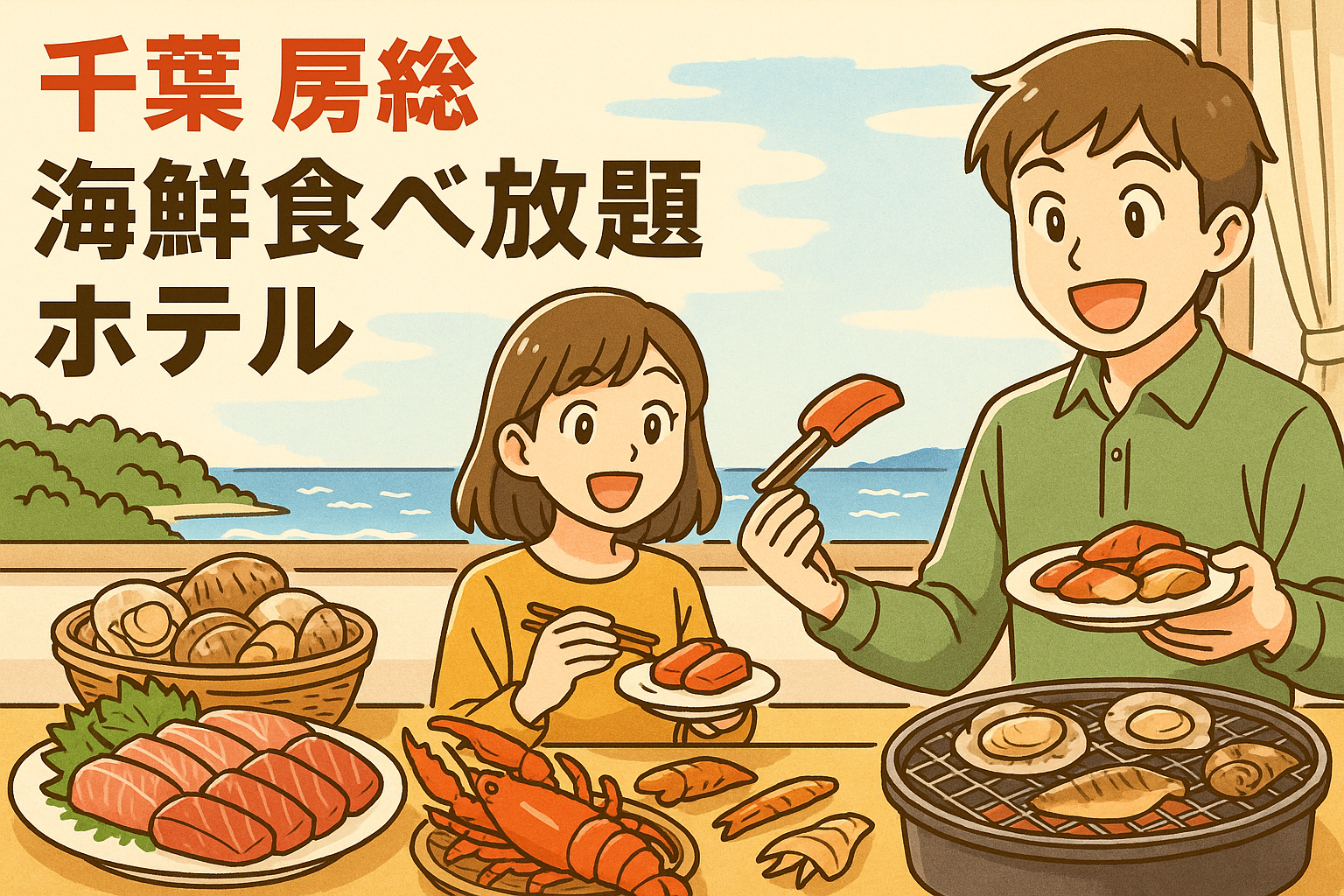 千葉 房総 海鮮⾷べ放題 ホテル