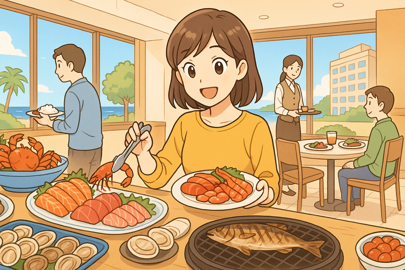 千葉 房総 海鮮⾷べ放題 ホテル