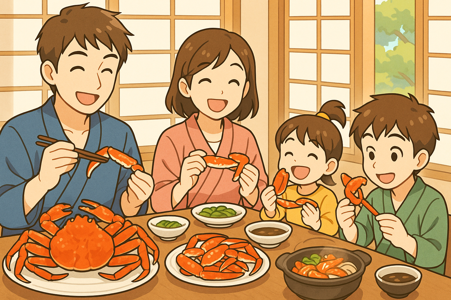 蟹 旅館 中国地方