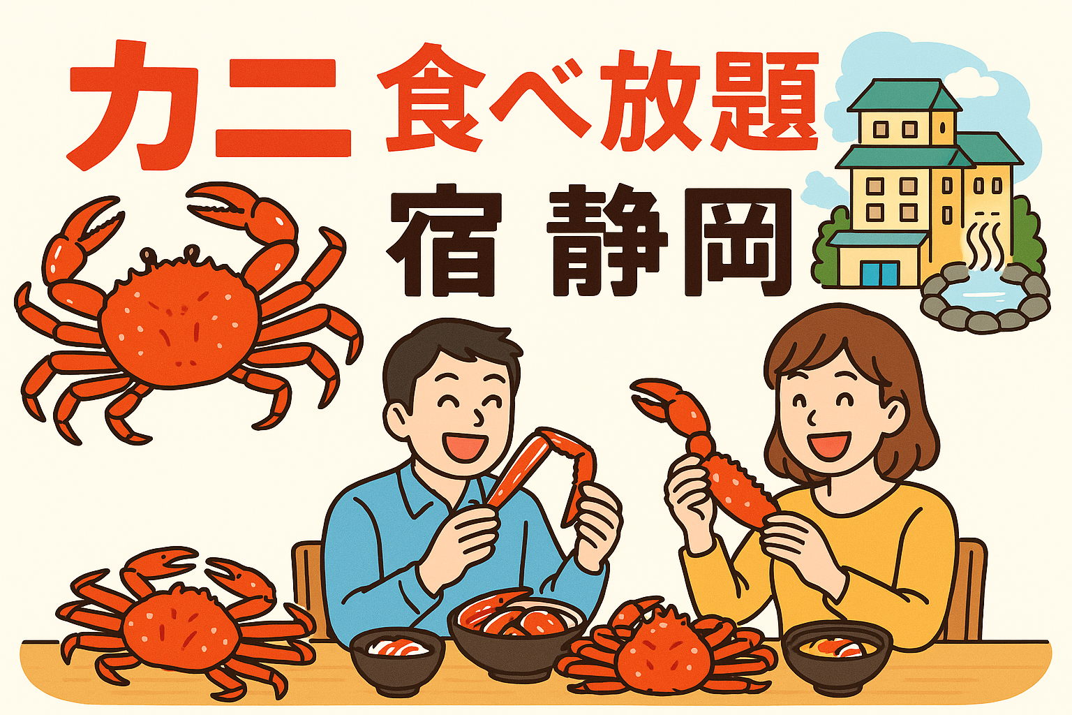 カニ 食べ 放題 宿 静岡
