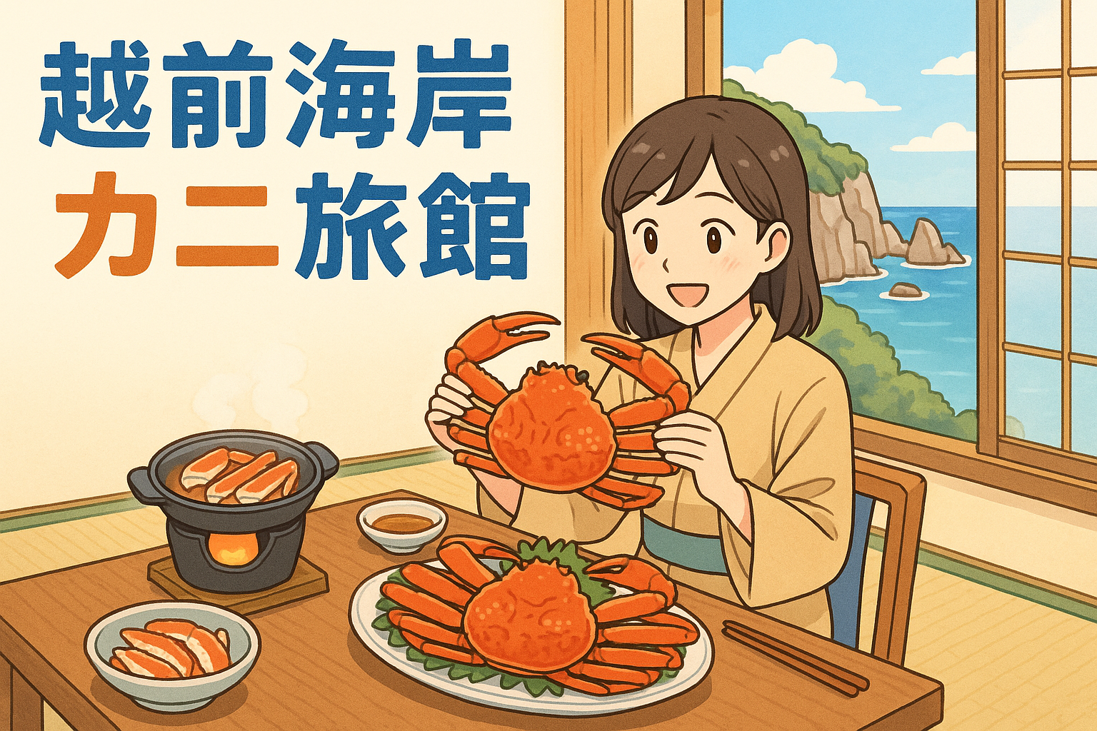 越前 海岸 カニ 旅館