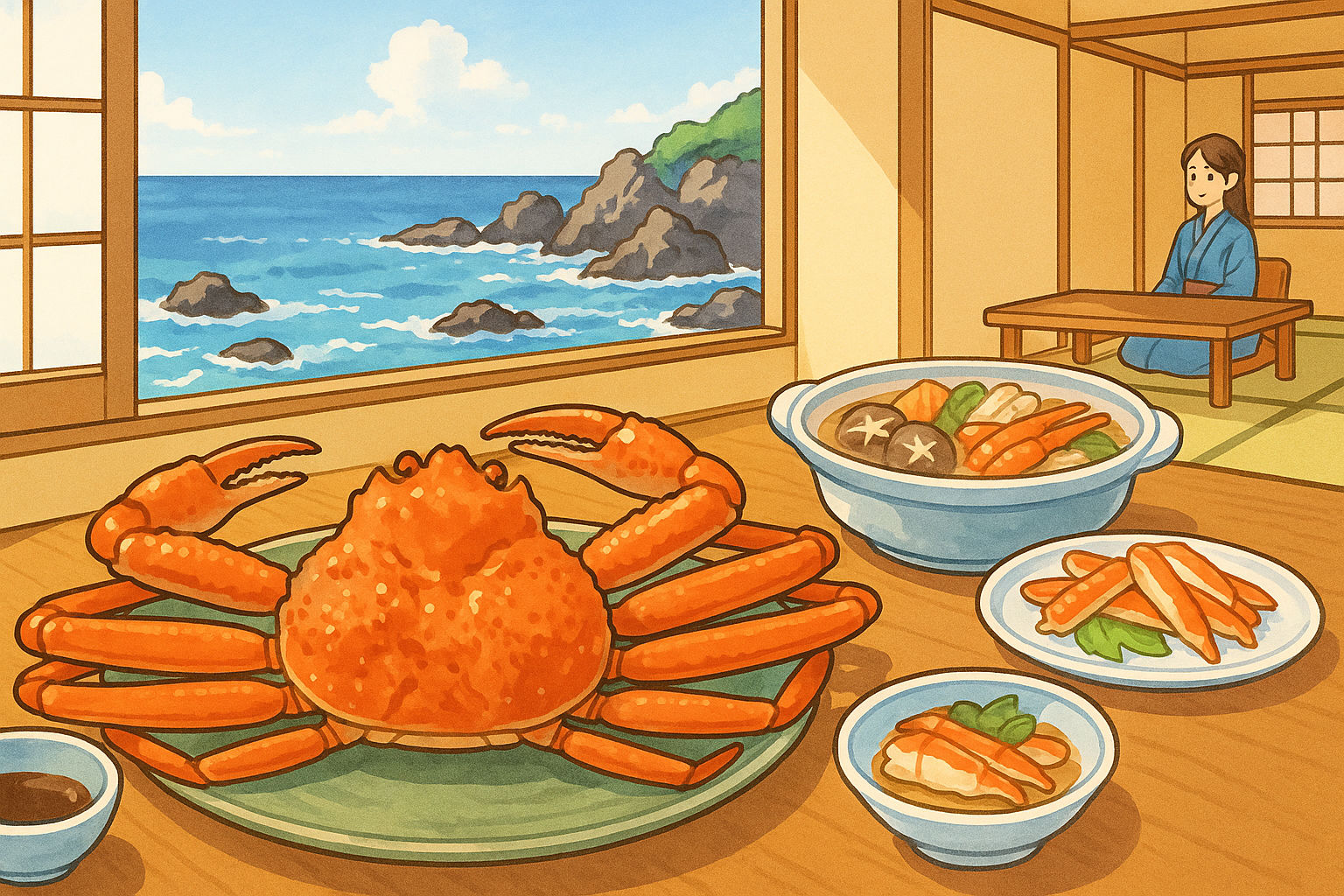 越前 海岸 カニ 旅館