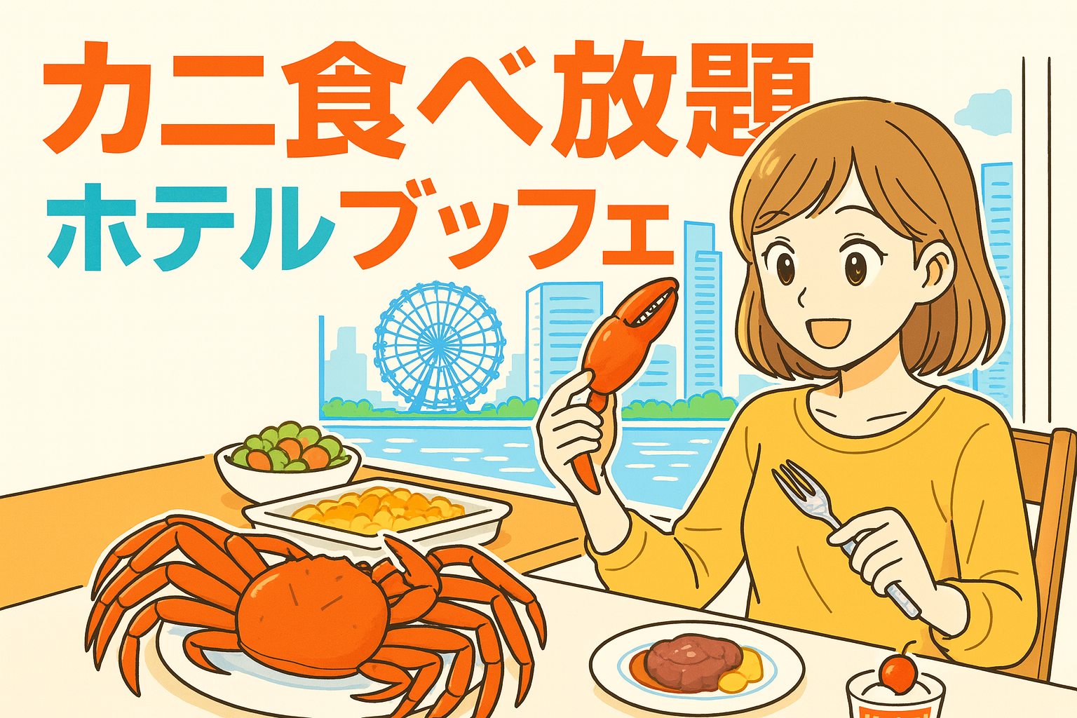 カニ 食べ 放題 ホテル ブッフェ 横浜