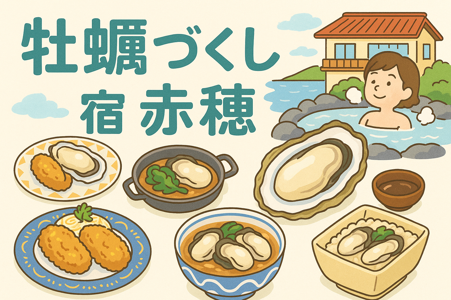 牡蠣づくし 宿赤穂