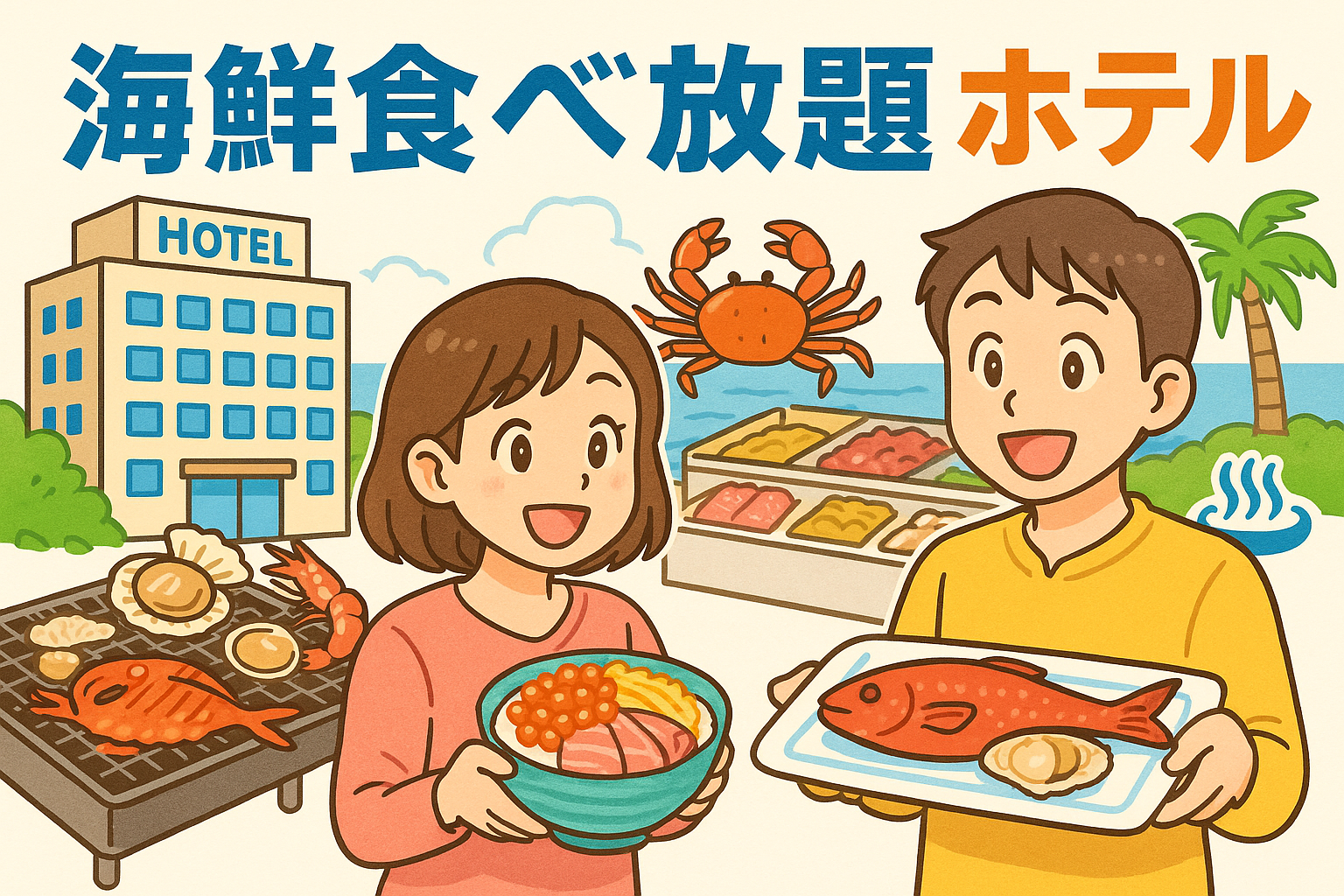 海鮮食べ放題 ホテル 関東