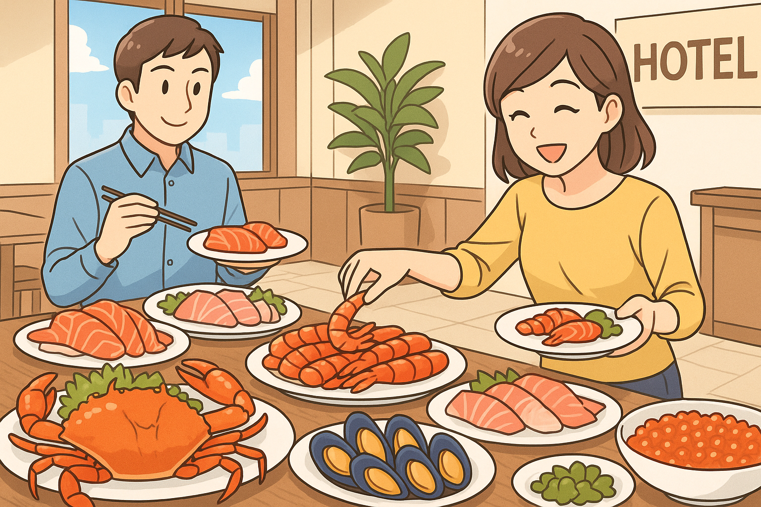 海鮮食べ放題 ホテル 関東