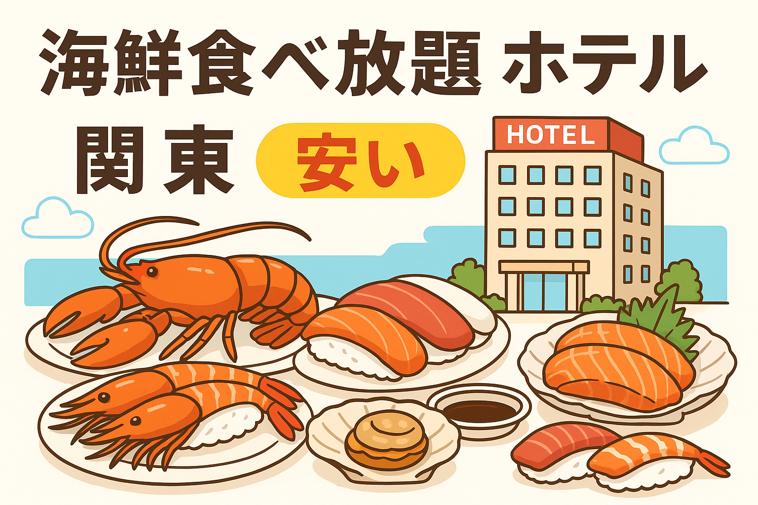 海鮮食べ放題 ホテル 関東 安い