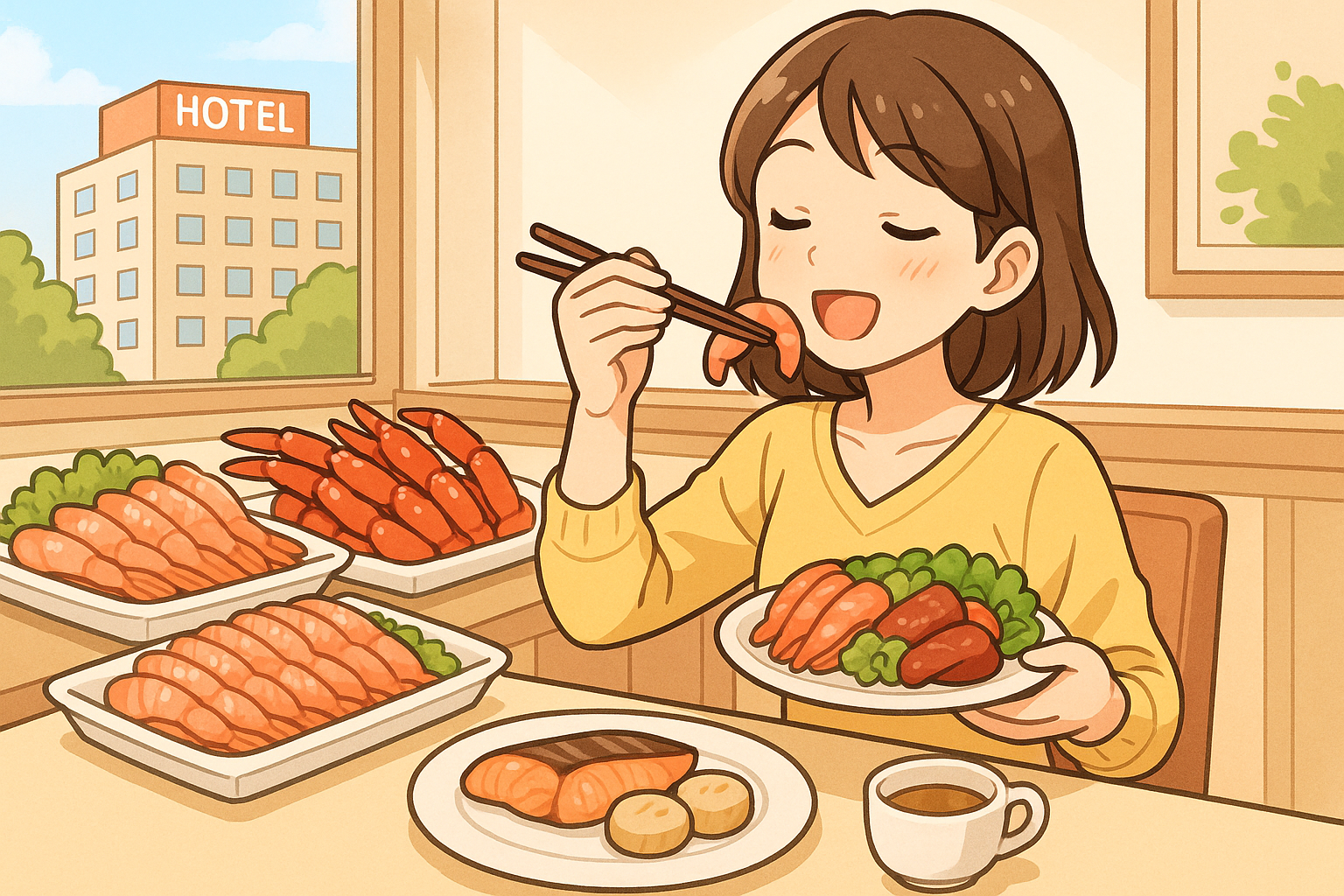 海鮮食べ放題 ホテル 関東 安い