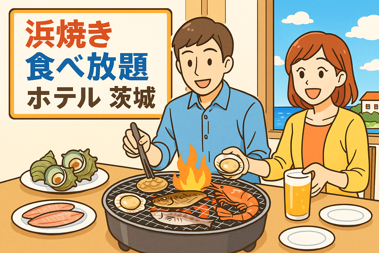 浜焼き 食べ放題 ホテル 茨城