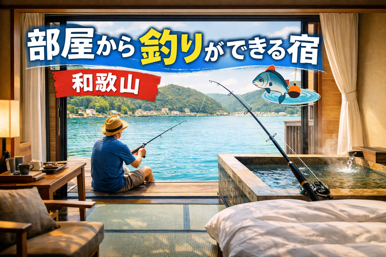 部屋 から 釣り が できる 宿 和歌山