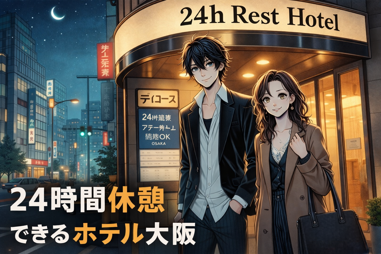 24時間休憩 できる ホテル 大阪