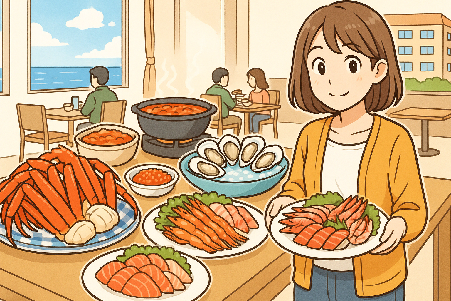 大洗 海鮮食べ放題 ホテル