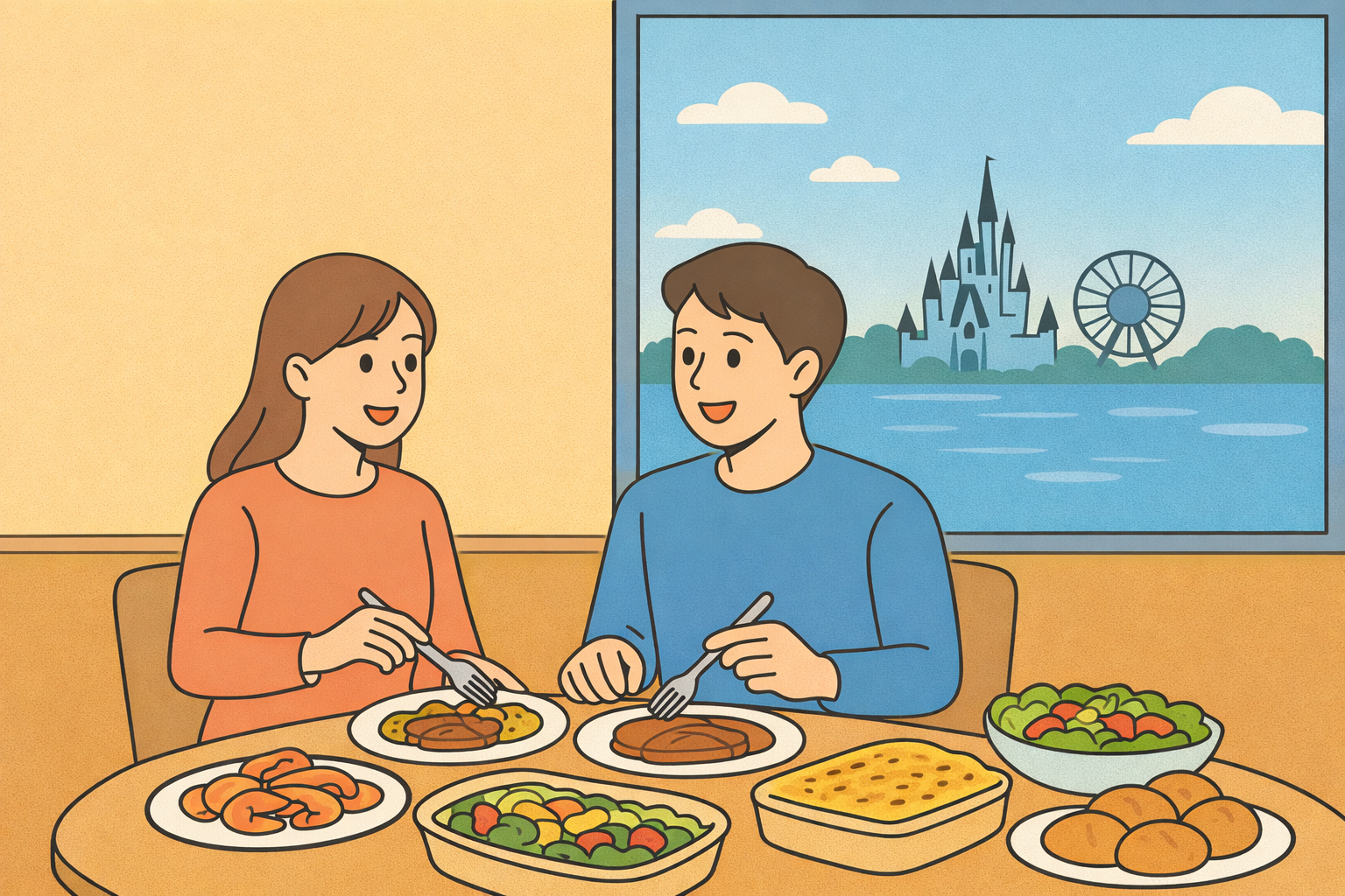 ディズニーランド ホテル 夕食 どうする