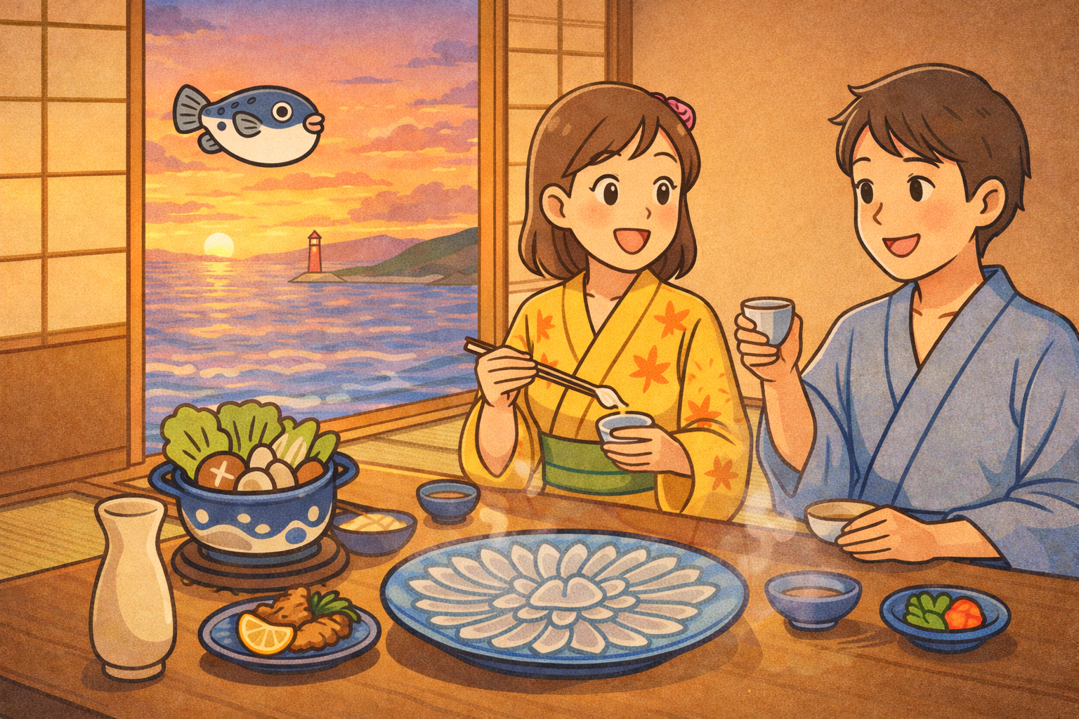 日間賀島 ふぐ 旅館 おすすめ