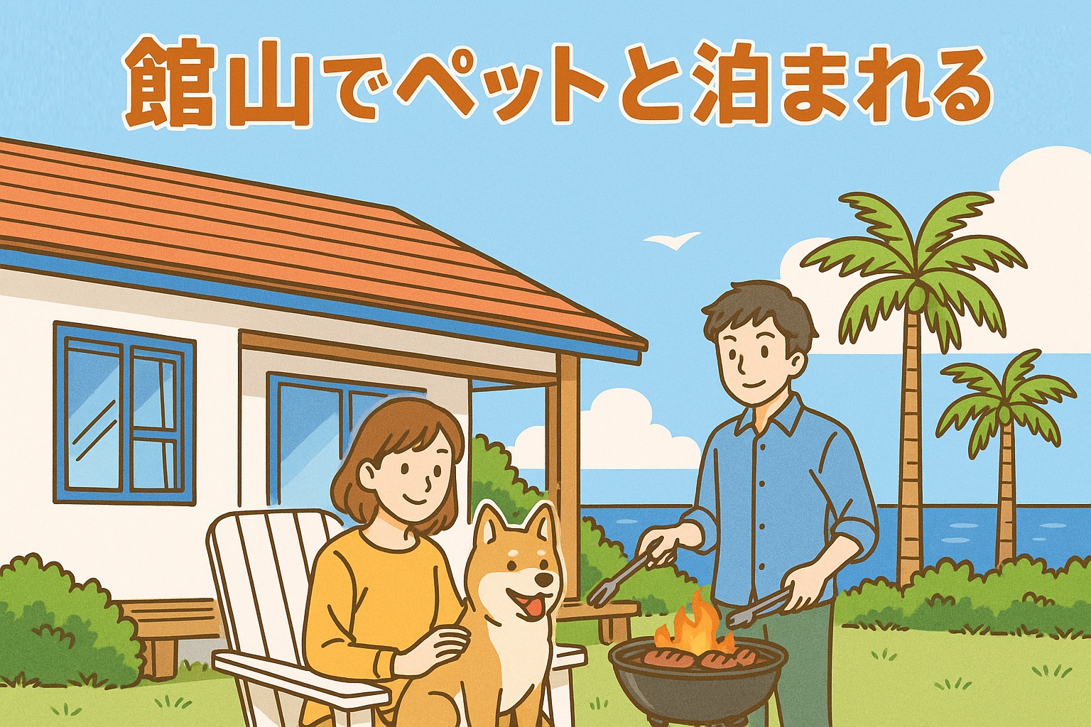 館山 ペットと泊まれるコテージ