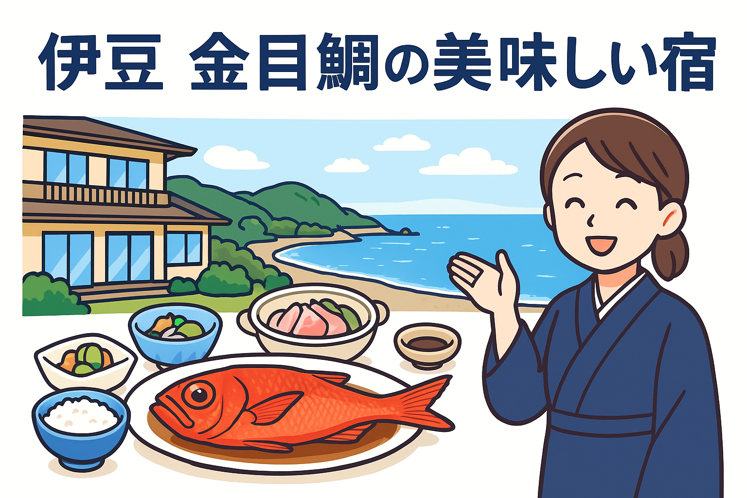 伊豆 金目 鯛の美味しい 宿