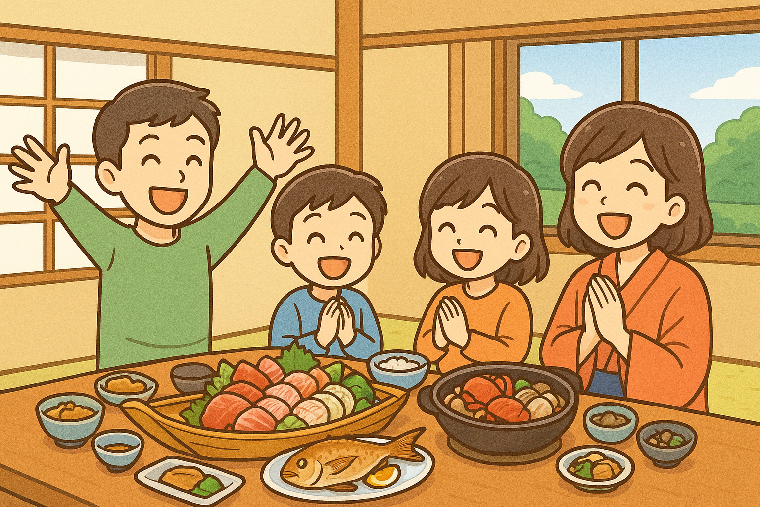 食べきれない料理がすごい民宿 伊豆