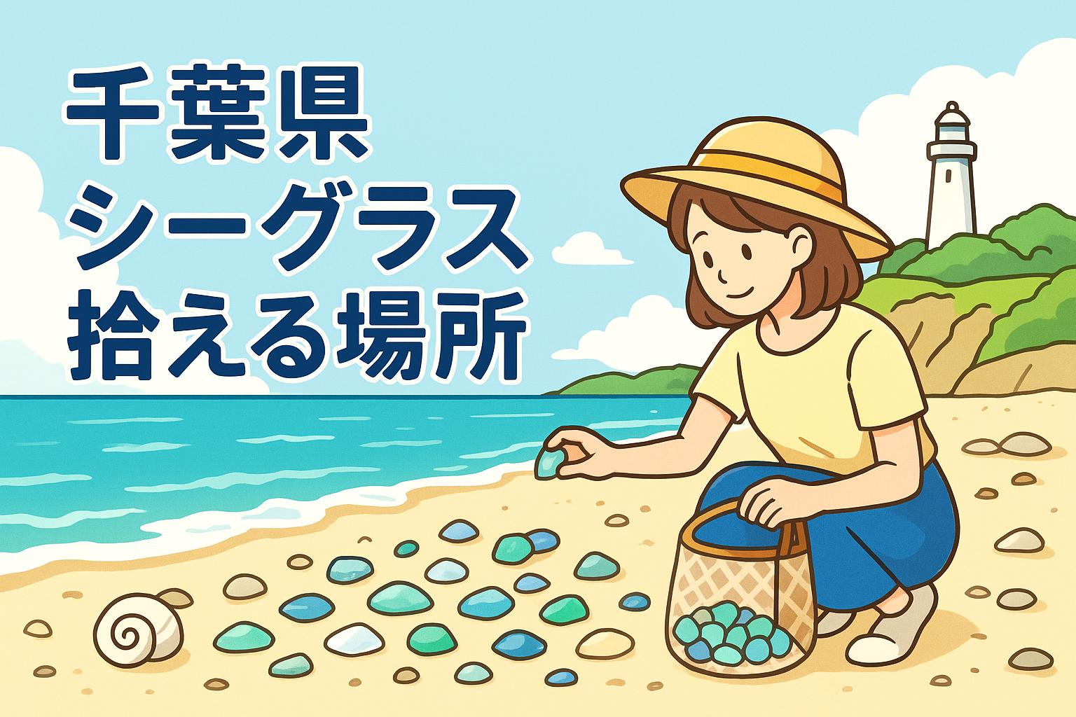 千葉県 シーグラス 拾える場所