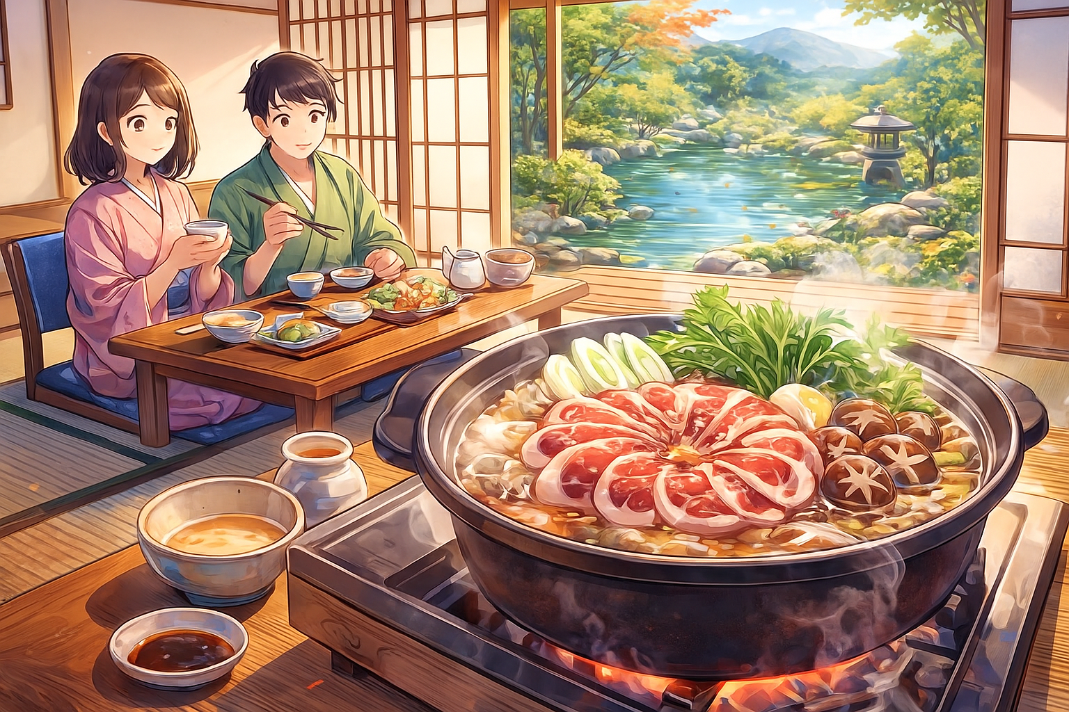 京都 ぼたん鍋 旅館