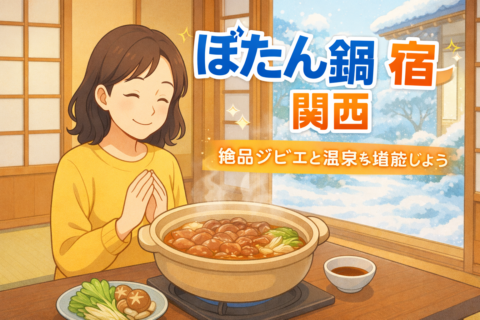 ぼたん鍋 宿 関西