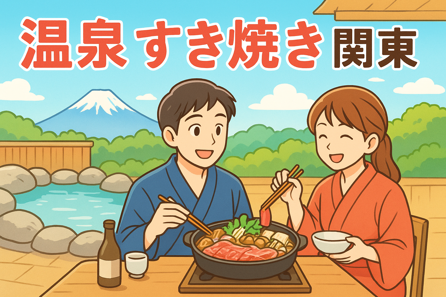 温泉 すき焼き 関東