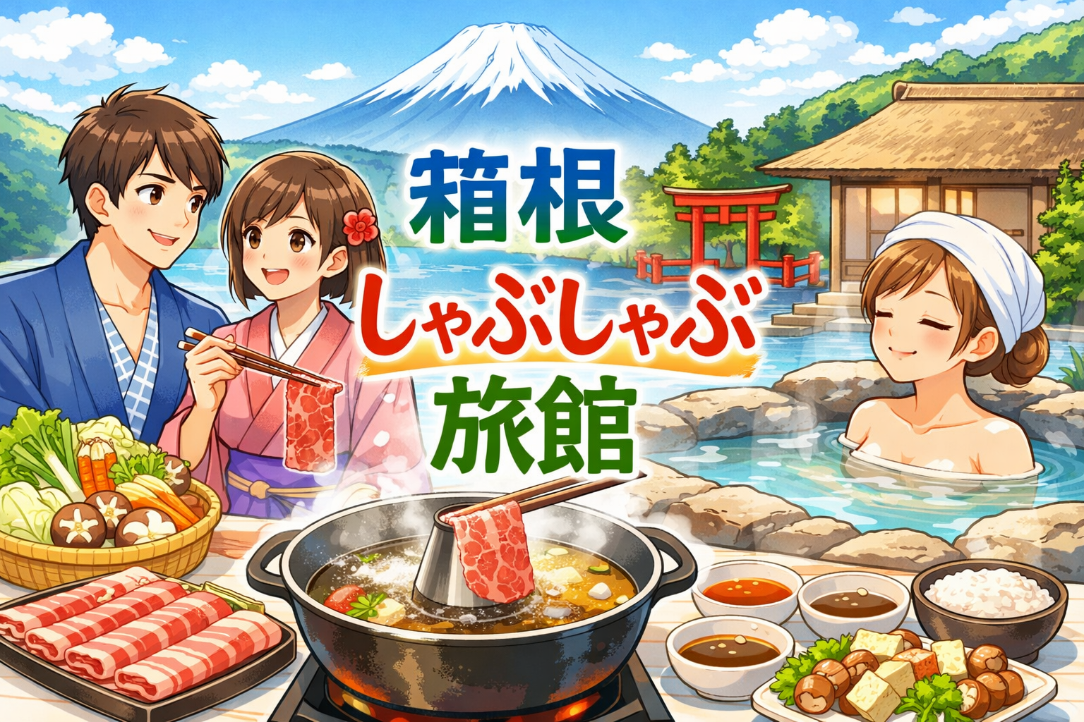 箱根 しゃぶしゃぶ 旅館