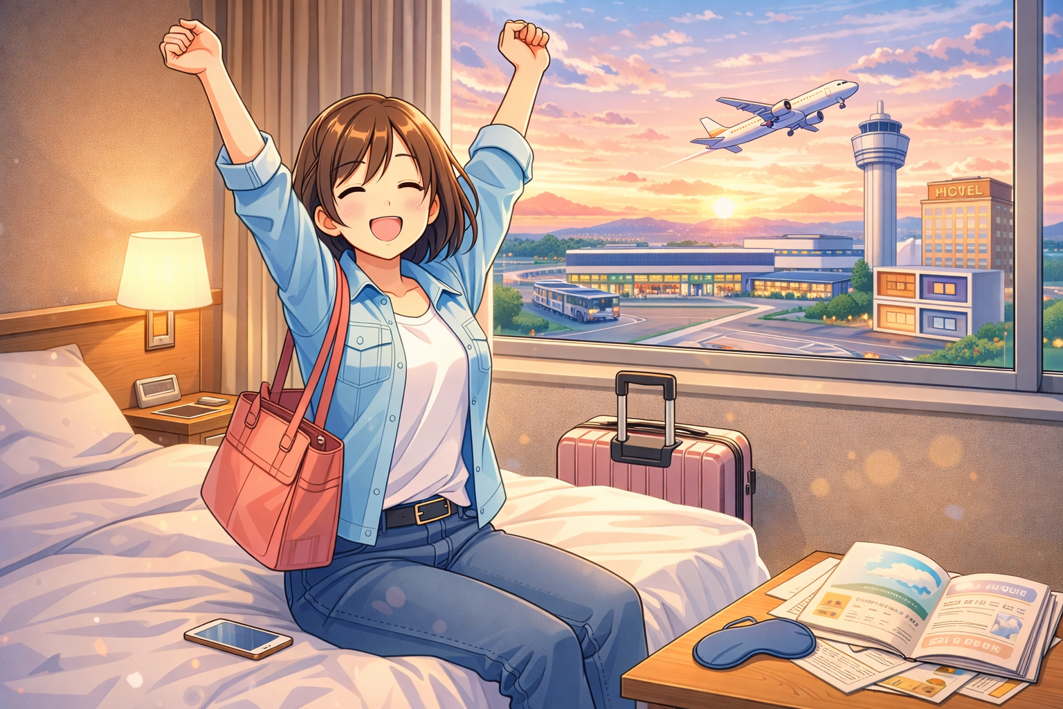 成田空港 泊まる 女性