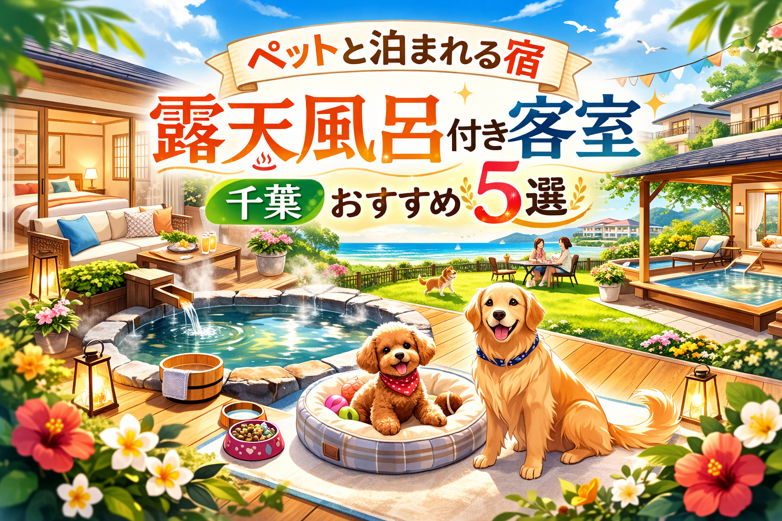 ペットと泊まれる宿 露天風呂付き客室 千葉