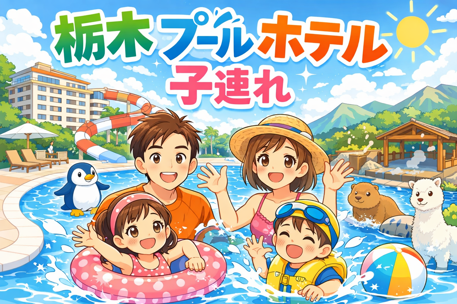 栃木 プール ホテル 子連れ